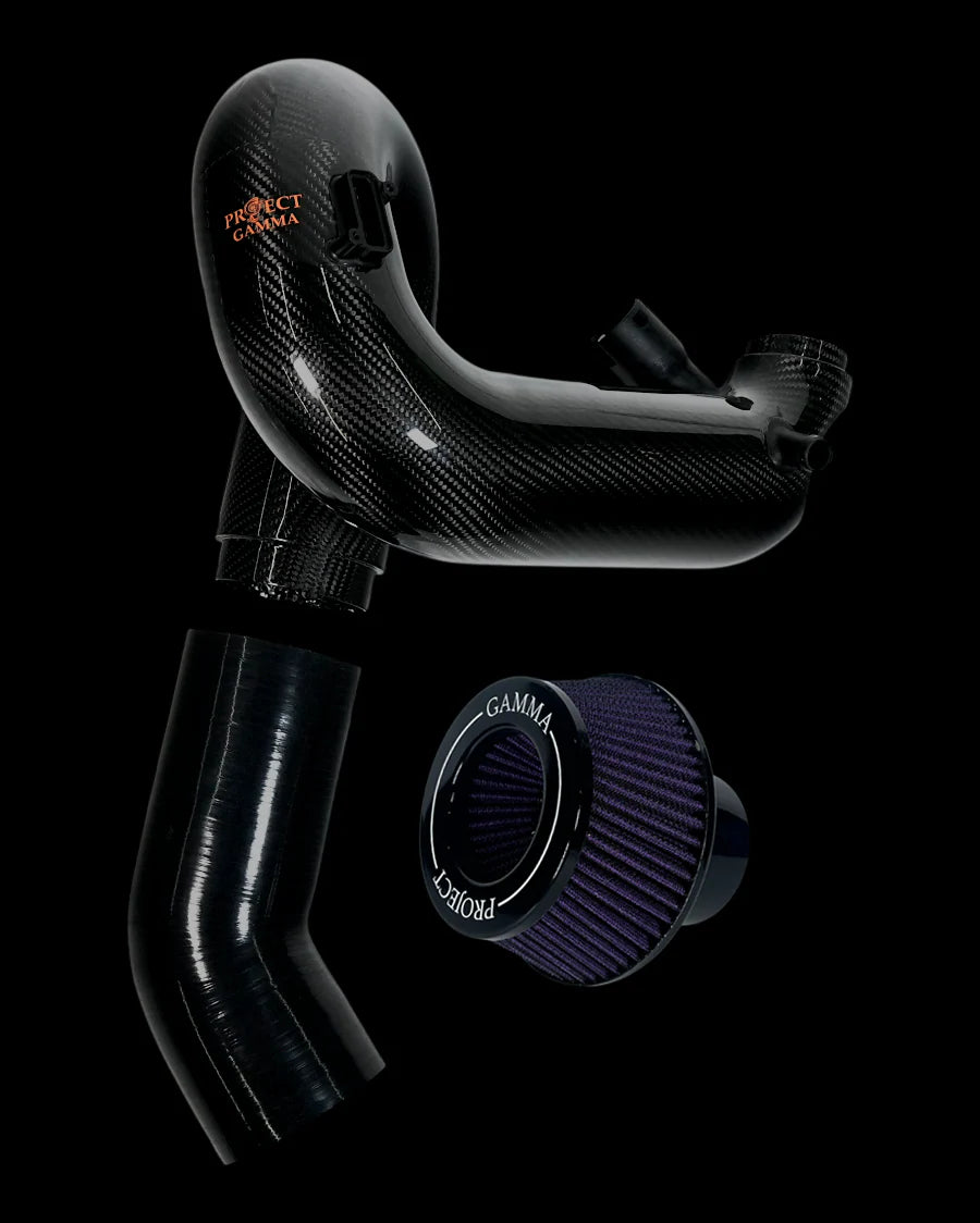 Project Gamma PROJECT GAMMA CARBON FIBER INTAKE SYSTEM WITH HIGH-FLOW AIR FILTER — BMW 540 & 740 (2016–2020, B58 ENGINE)
