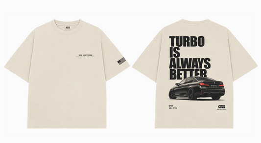 GB Motors "Turbo is always better" T-shirt