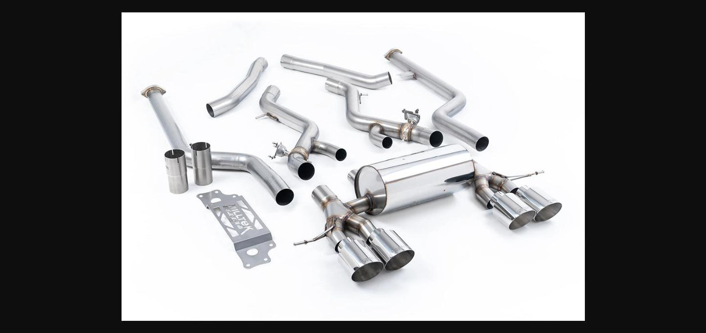 Milltek Non-Resonated Cat-Back Exhaust - BMW M2 2023+ (G87) - SSXBM1306