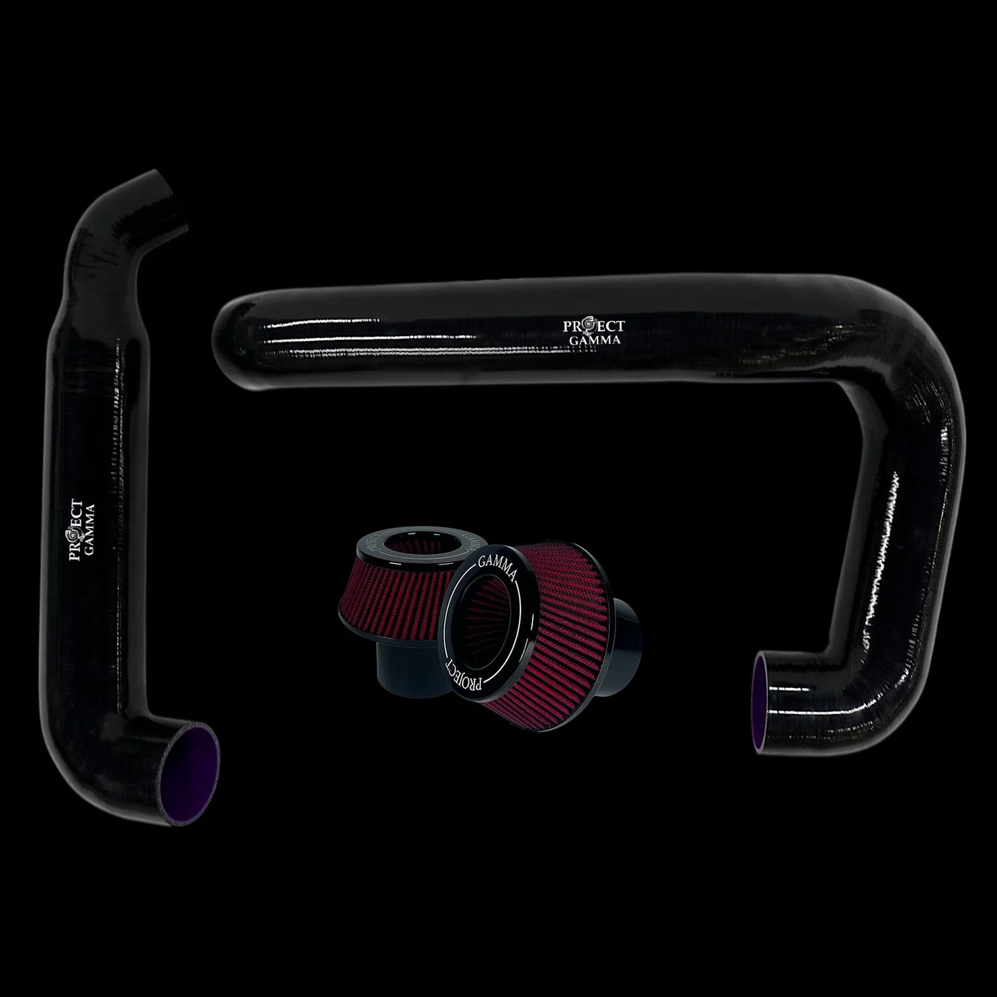 Project Gamma BMW S58 SILICON FRONT MOUNT INTAKES WITH FILTERS - F97 X3M / F98 X4M