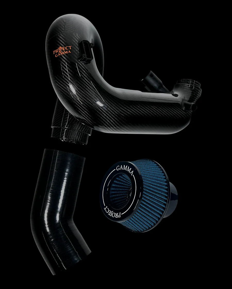 Project Gamma PROJECT GAMMA CARBON FIBER INTAKE SYSTEM WITH HIGH-FLOW AIR FILTER — BMW 540 & 740 (2016–2020, B58 ENGINE)