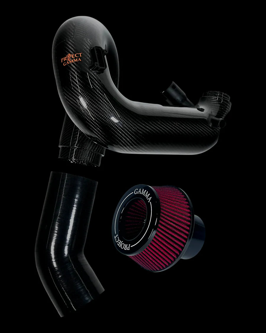Project Gamma PROJECT GAMMA CARBON FIBER INTAKE SYSTEM WITH HIGH-FLOW AIR FILTER — BMW 540 & 740 (2016–2020, B58 ENGINE)