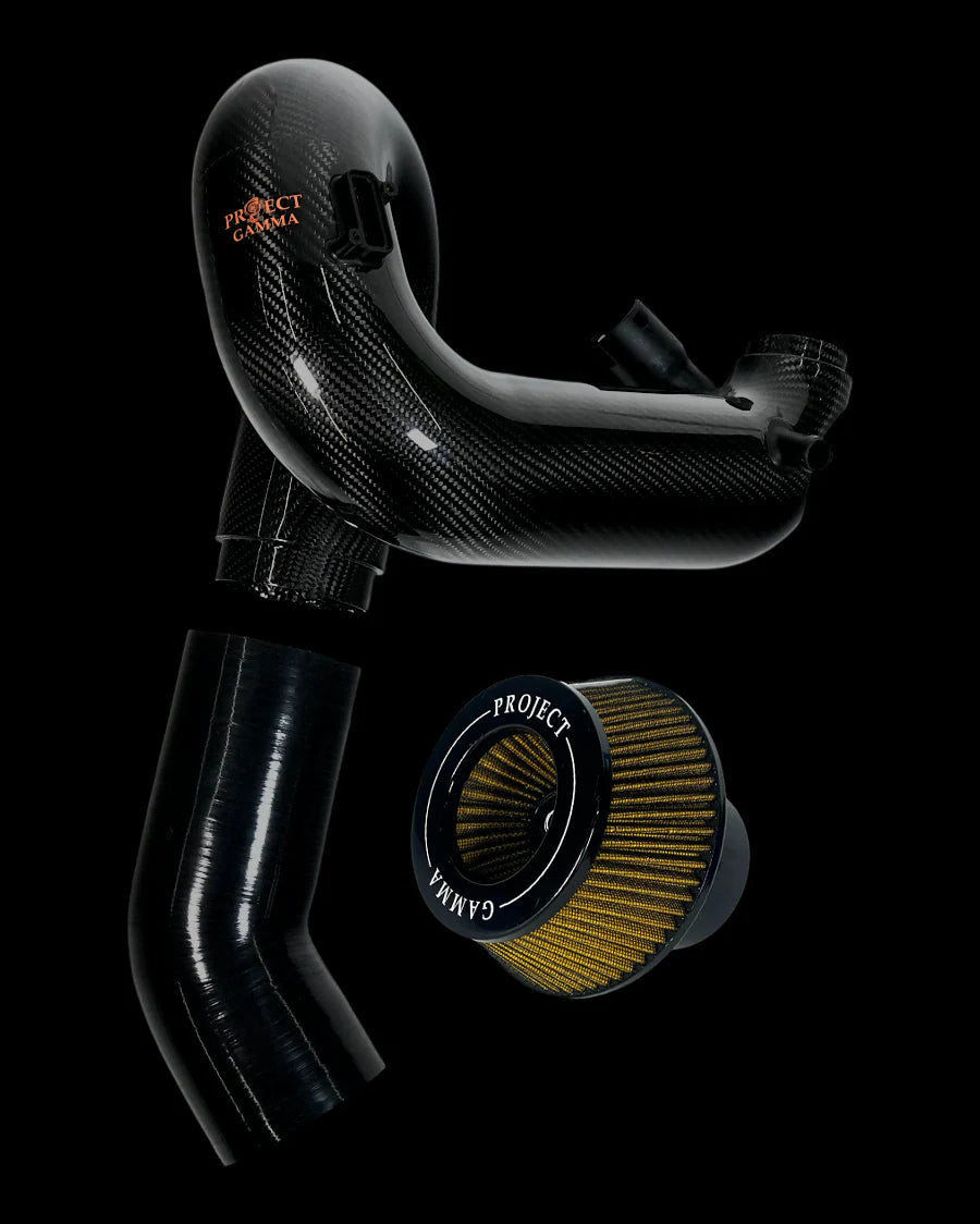 Project Gamma PROJECT GAMMA CARBON FIBER INTAKE SYSTEM WITH HIGH-FLOW AIR FILTER — BMW 540 & 740 (2016–2020, B58 ENGINE)