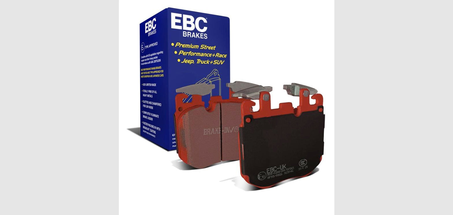 EBC Redstuff Front Brake Pads - BMW X5 3.0T / X6 4.4TT M50 2019+ (G05/G06/G07) - Part# DP32304C