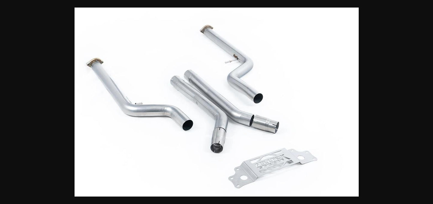 Milltek Non-Resonated Secondary Catalyst Bypass Mid-Pipe - BMW M2 2023+ (G87) - SSXBM1299