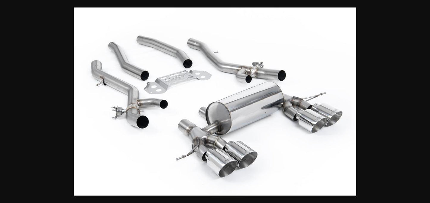 Milltek 80mm OPF/GPF-Back Exhaust - BMW M3/M4 (G80/G82) - SSXBM1317